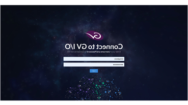 GV I/O UI Login Screen